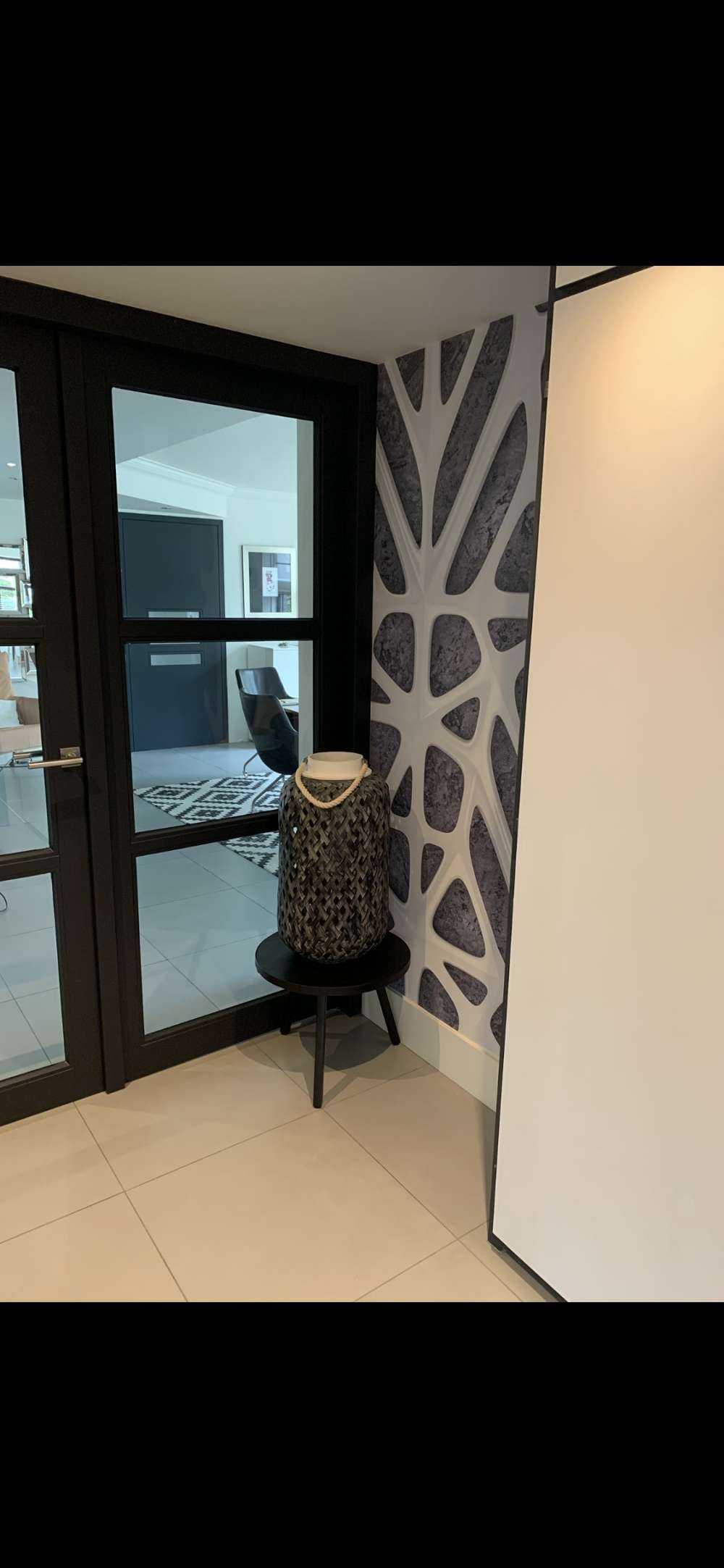 Wit patroon op beton