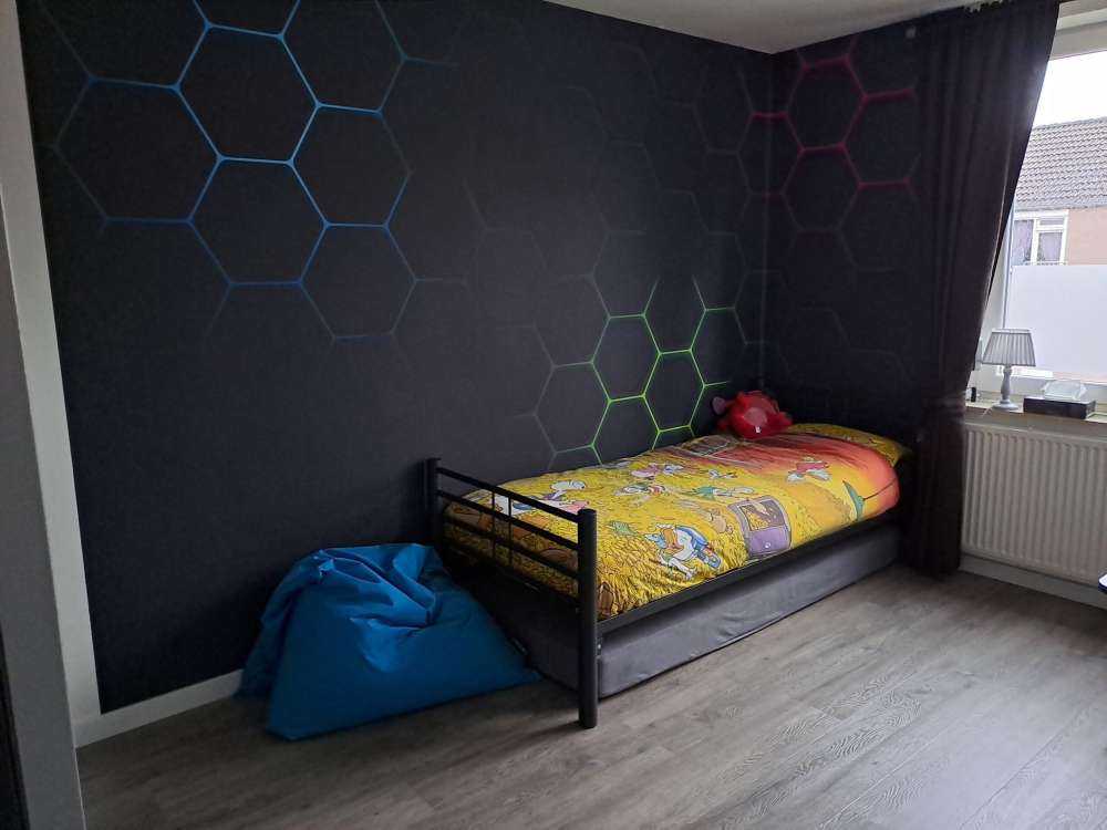 Lichtgevende hexagons