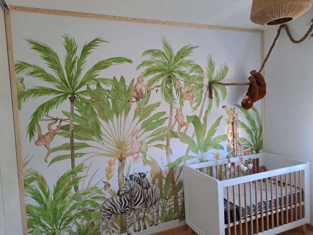 Waterverf jungle dieren
