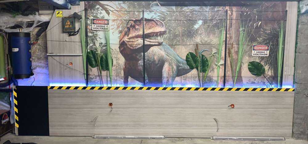 Acrocanthosaurus in het bos