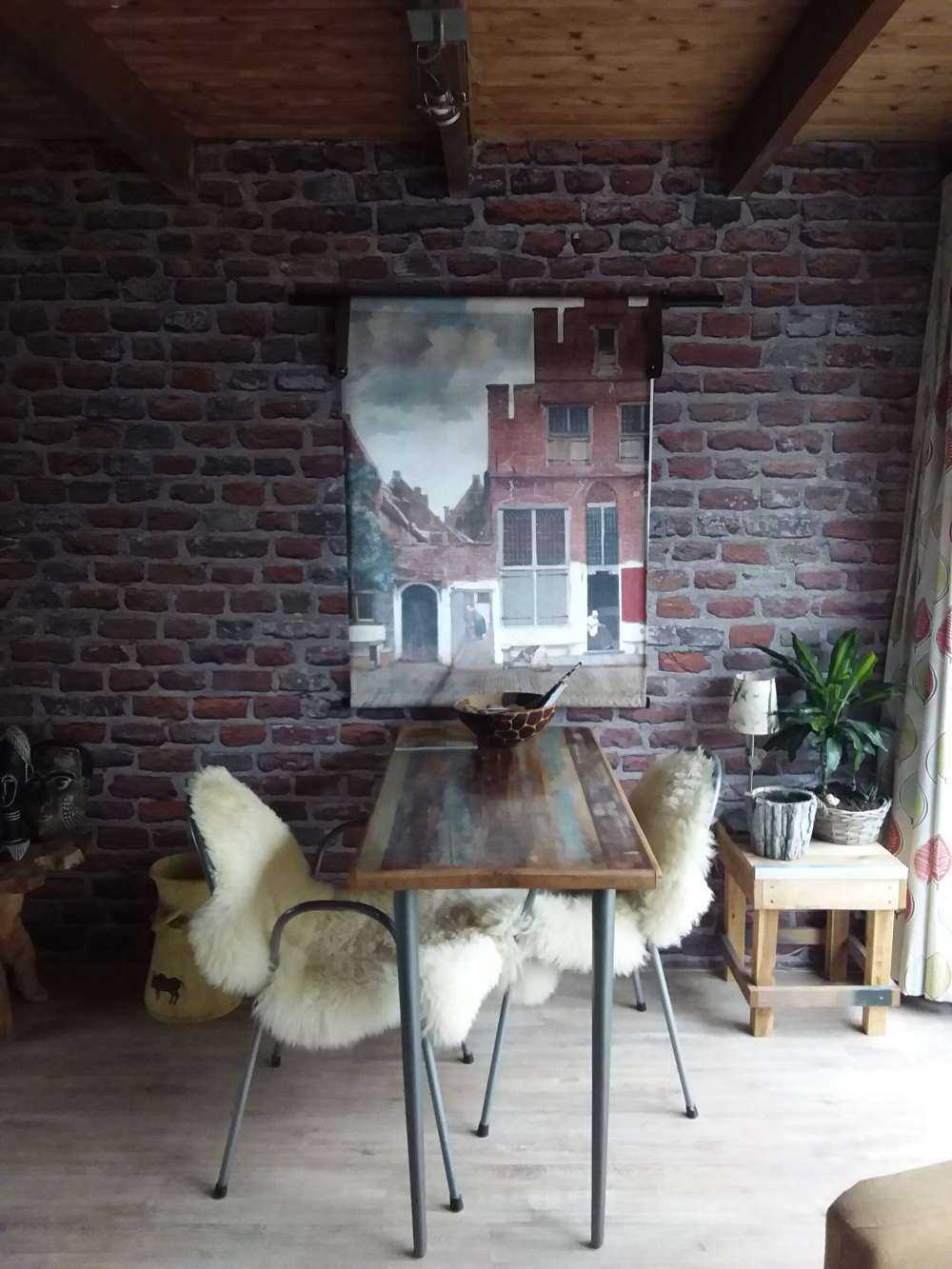Gerestaureerde muur