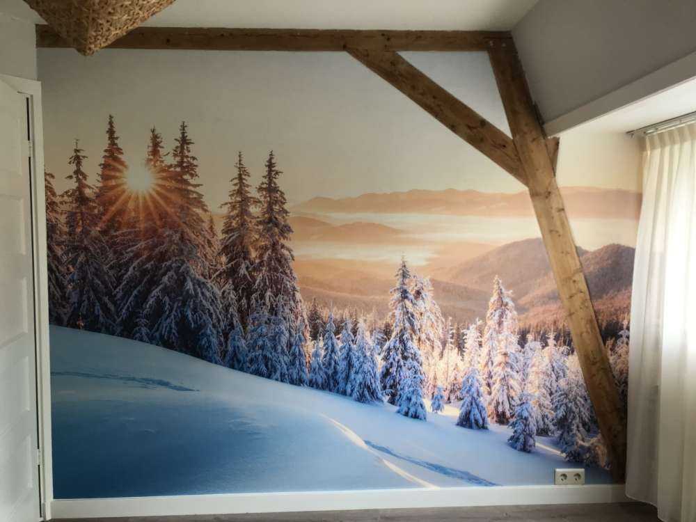 Winterochtend in de bergen