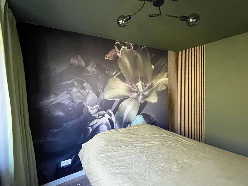 Donker bloemenboeket