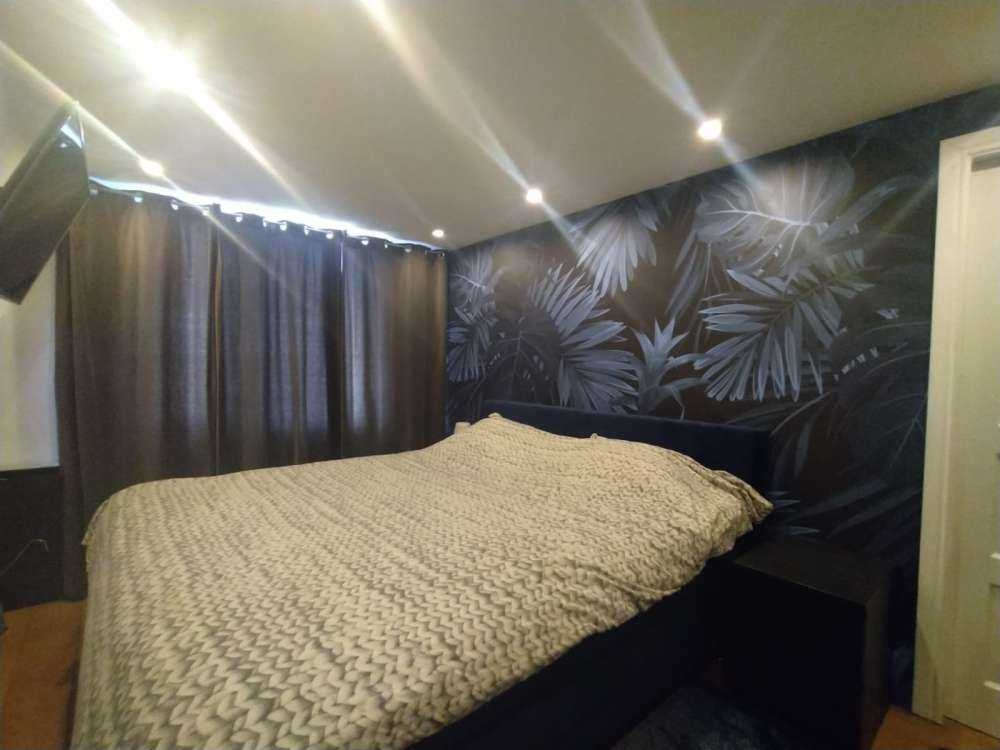 Blauwe tropische bladeren