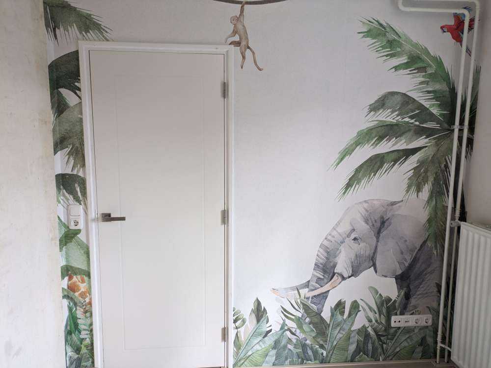 Kleurrijke jungle dieren