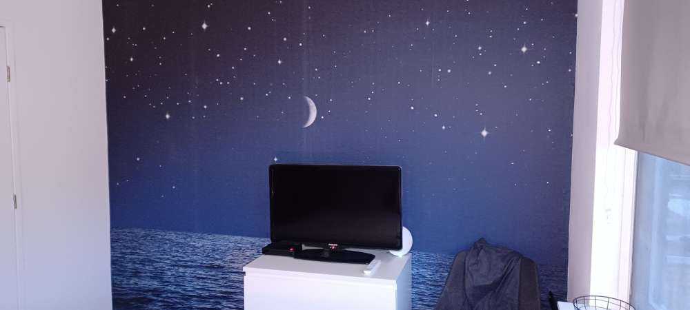 Sterrenhemel boven de zee