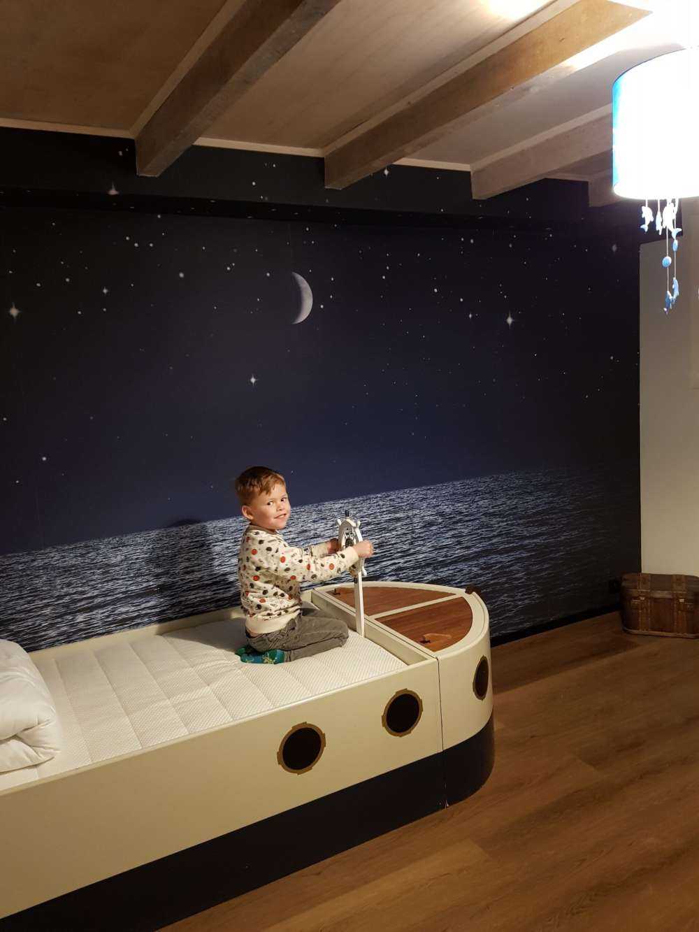 Sterrenhemel boven de zee