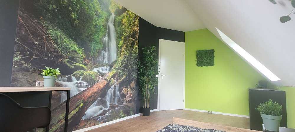 Close-up van waterval