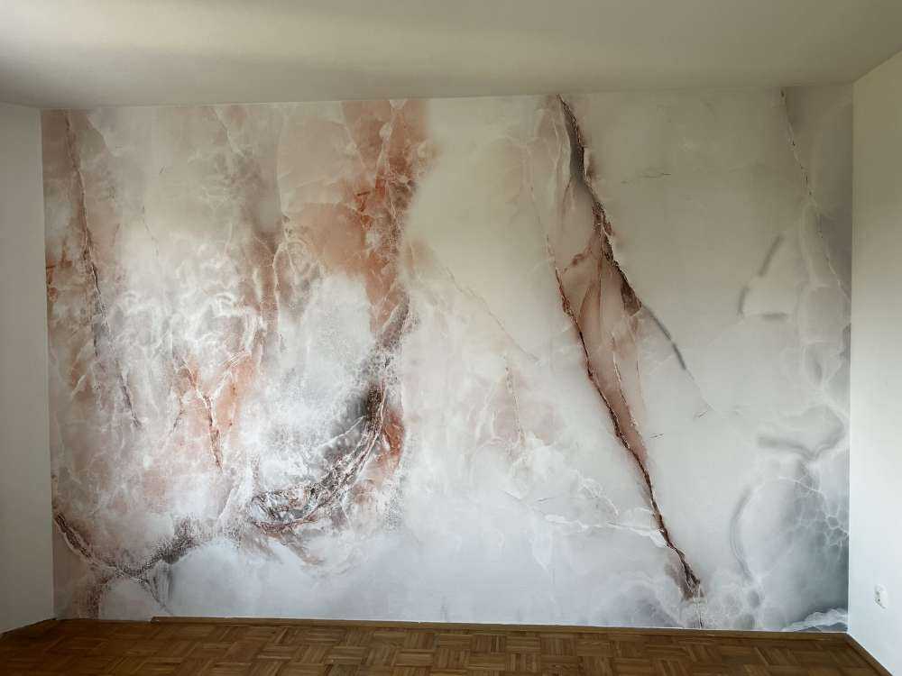 Marmer met roze tint