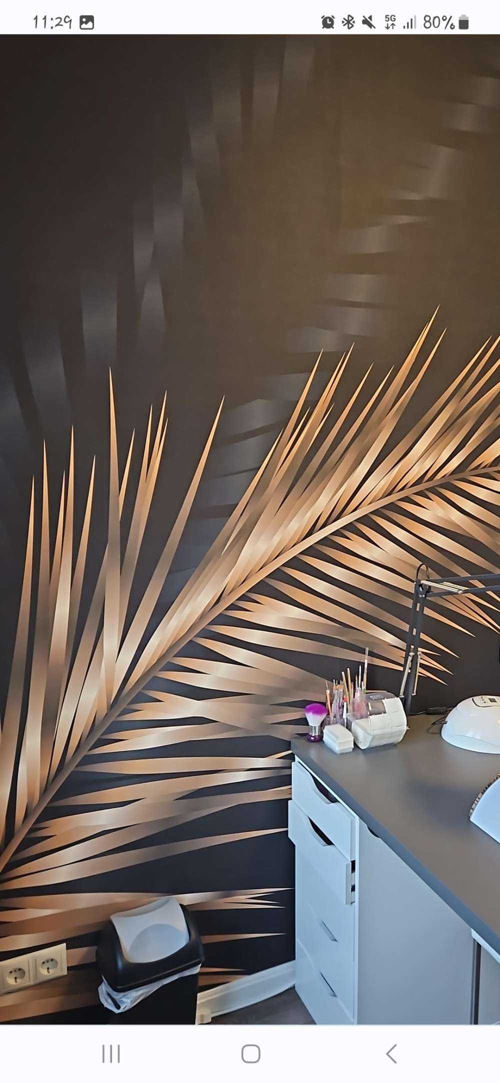 Sierlijke palmbladeren