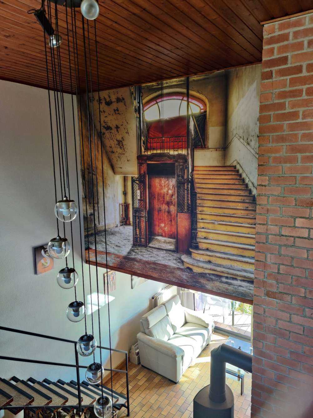 Verlaten hotel lobby