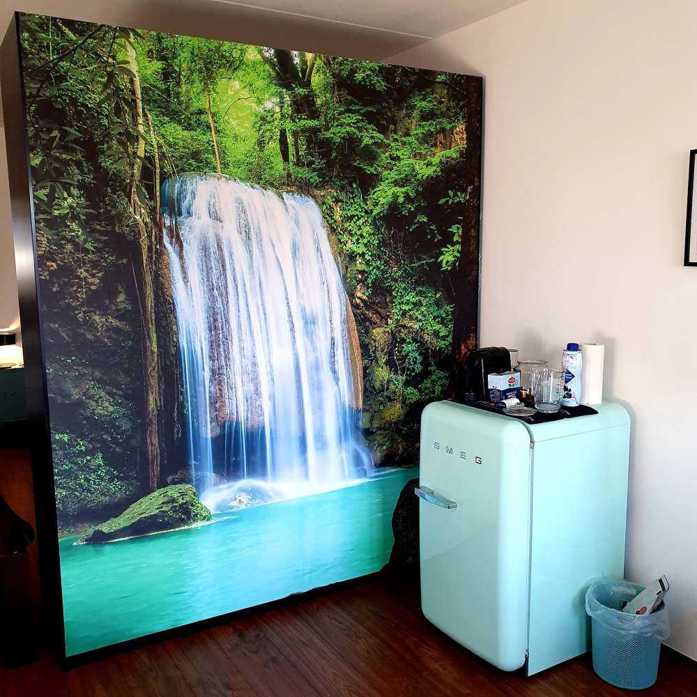 Blauwe waterval