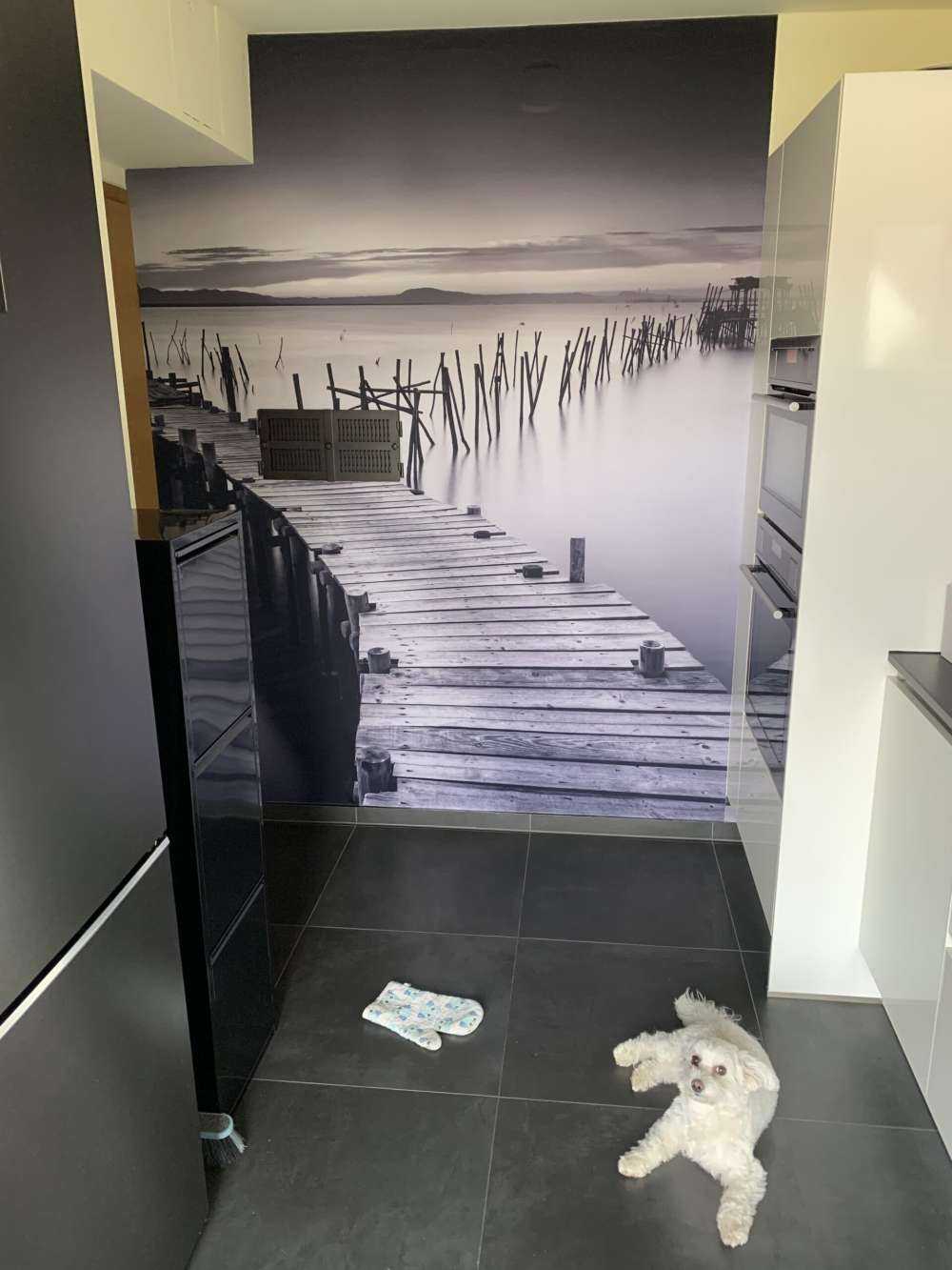Verlaten pier