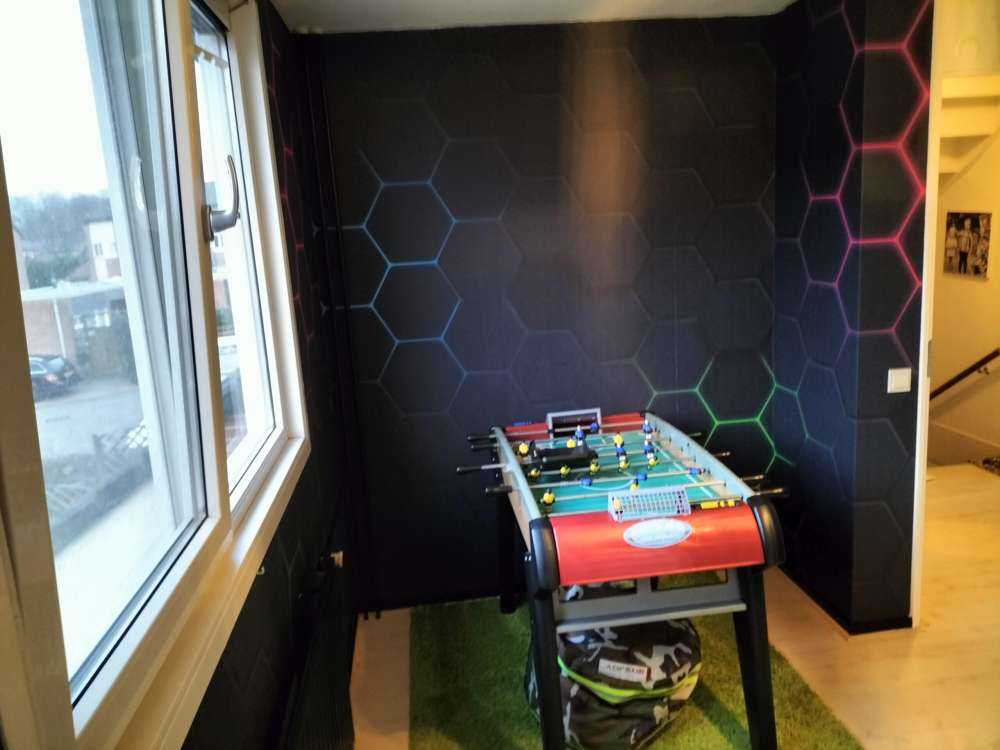 Lichtgevende hexagons
