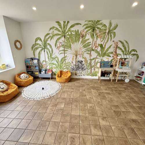Waterverf jungle dieren