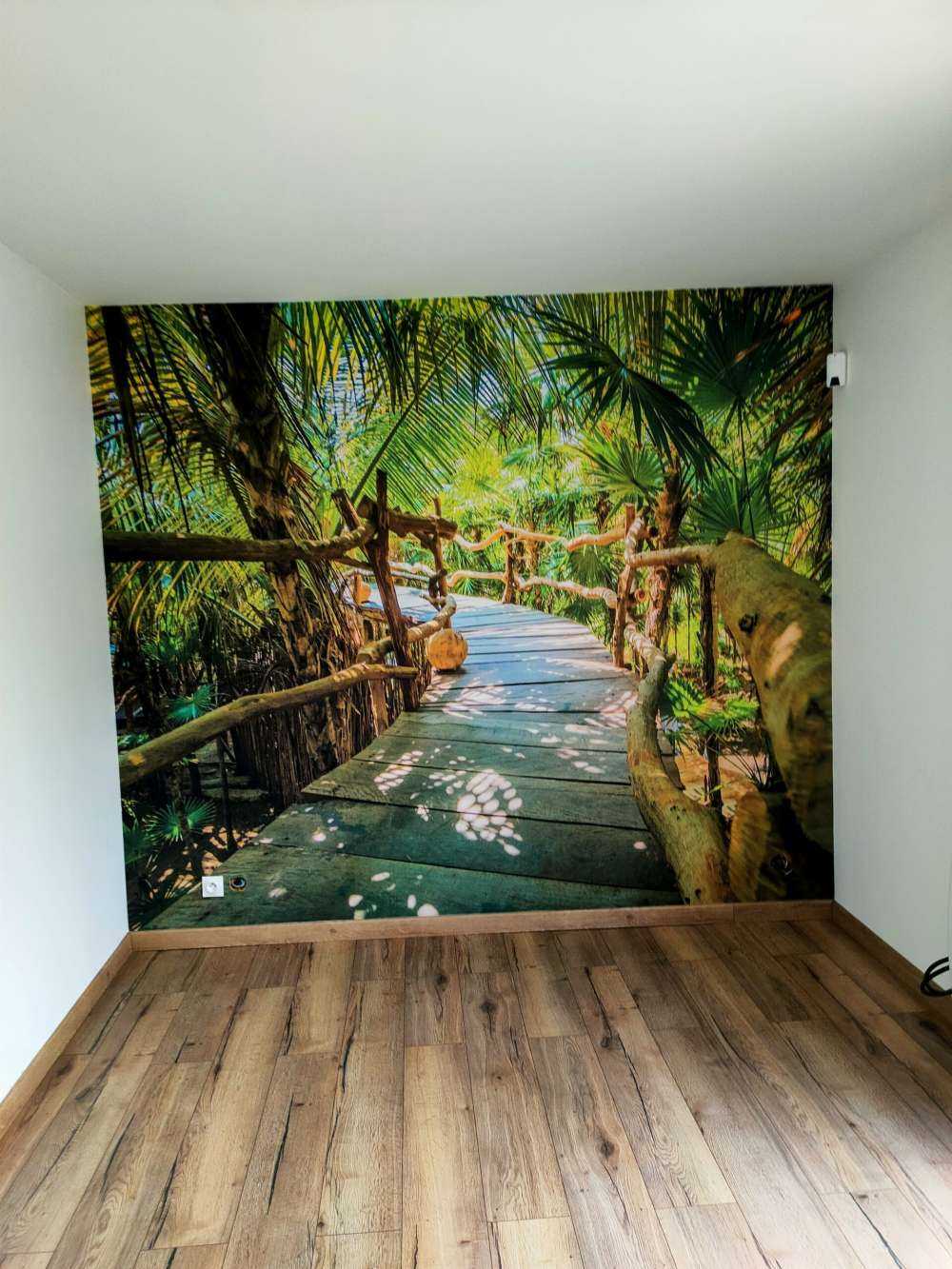 Tropische jungle brug