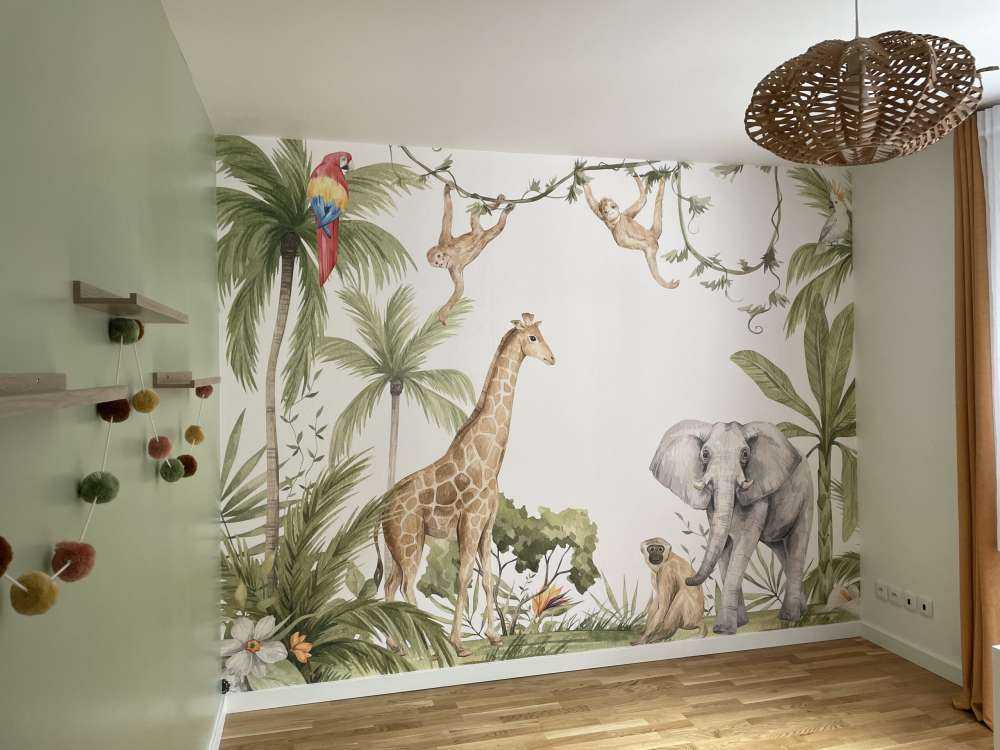 Afrikaanse dieren in jungle