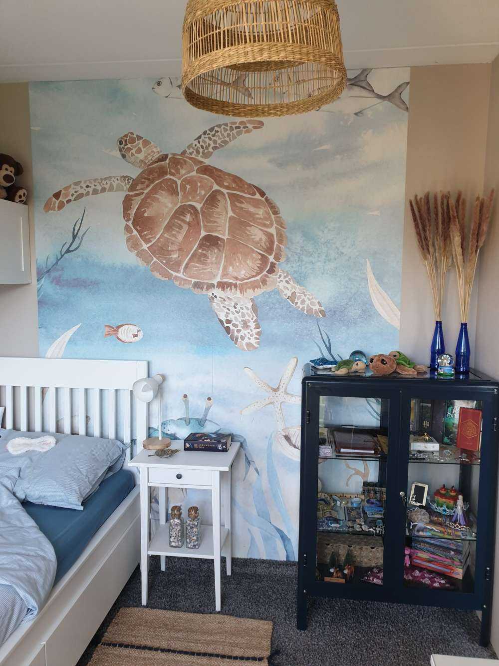 Waterverf zeeschildpad