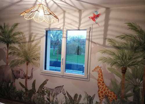 Dieren in een jungle