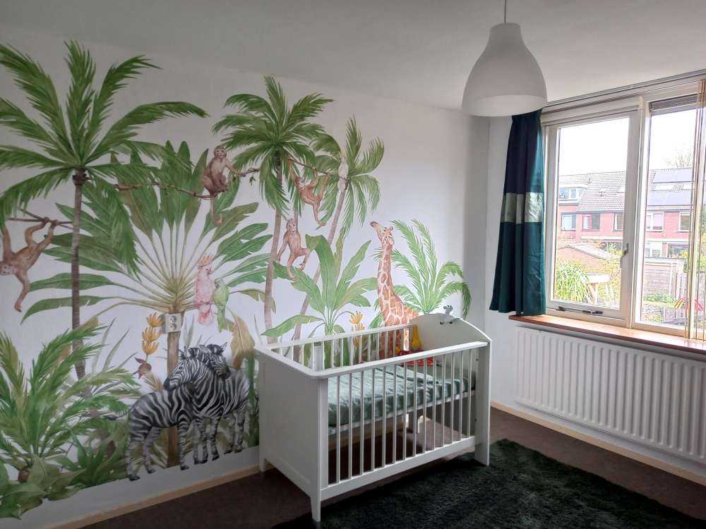 Waterverf jungle dieren