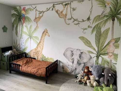 Afrikaanse dieren in jungle