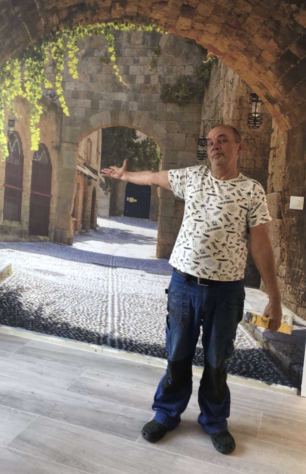 Straatje met bogen