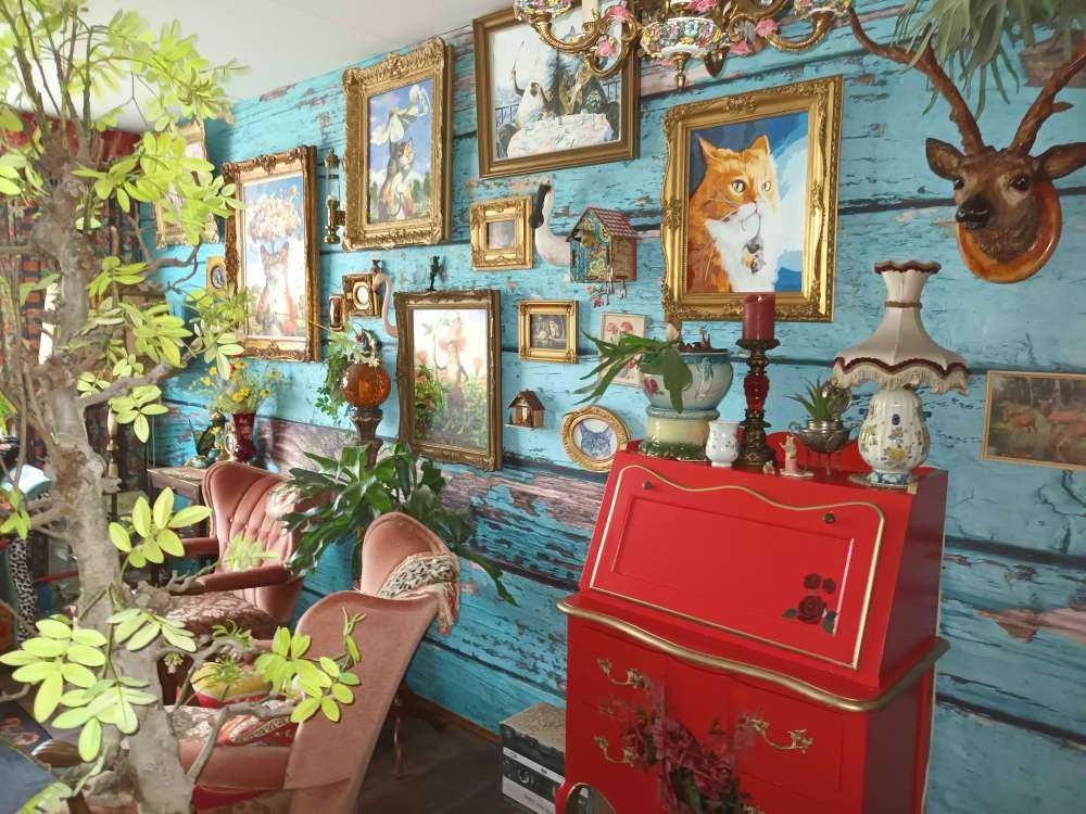Blauw hout