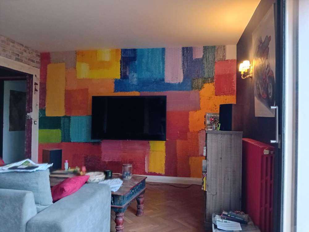 Kleurrijke vlakverdeling