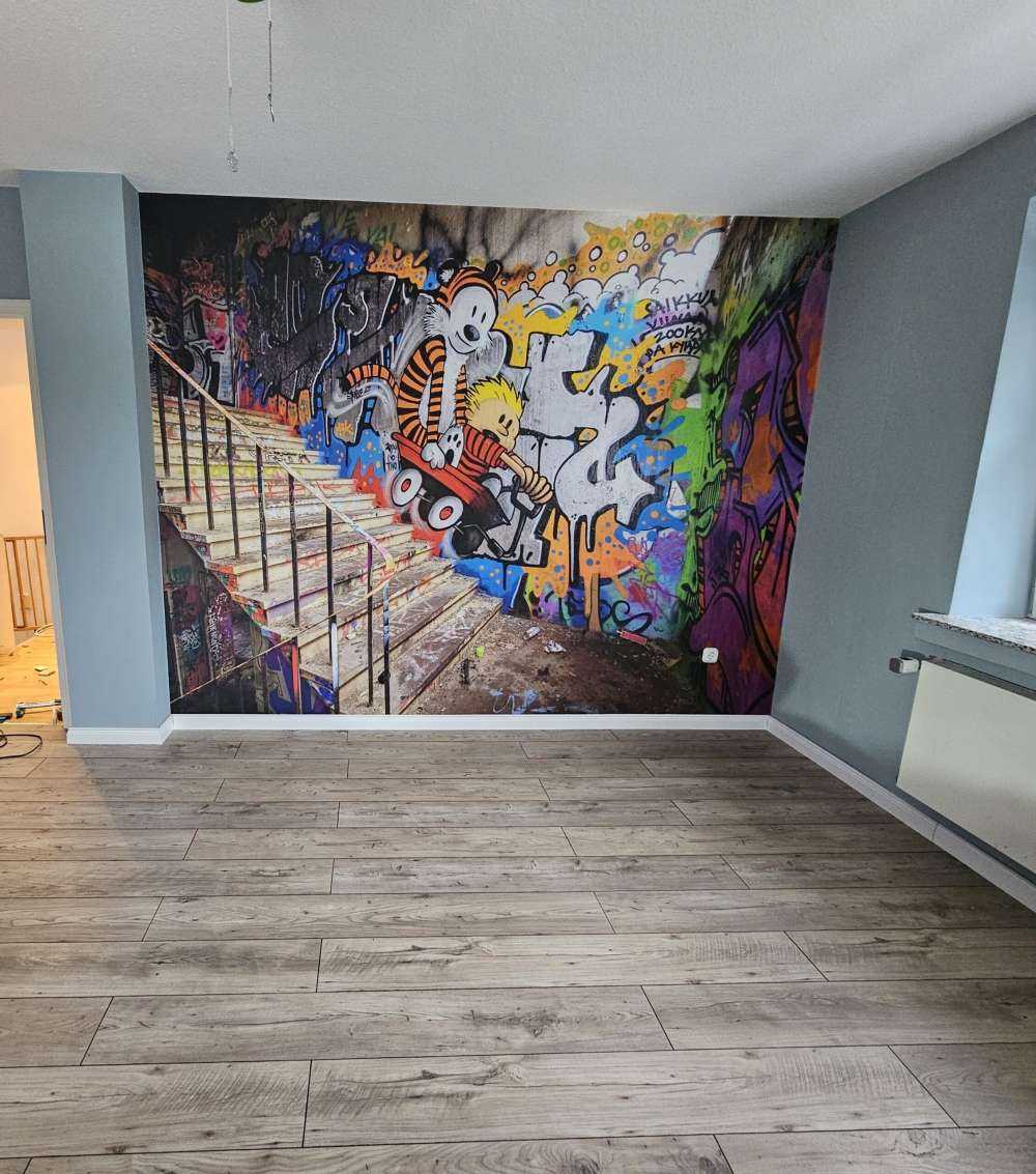 Graffiti met trap