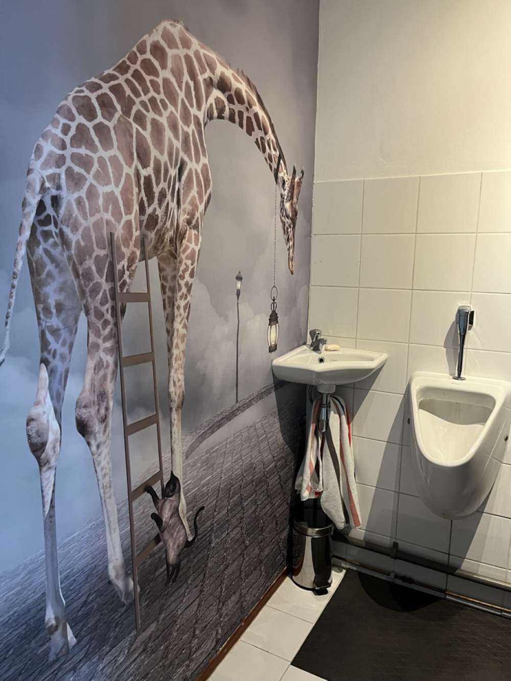 Fantasie landschap met dieren