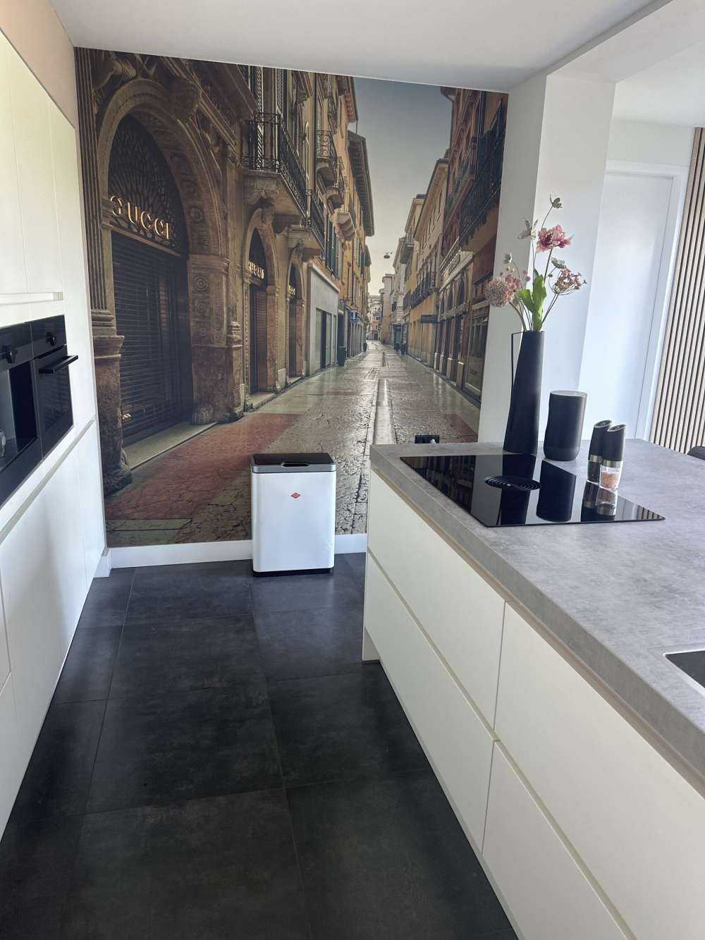 Winkelstraat in Italië