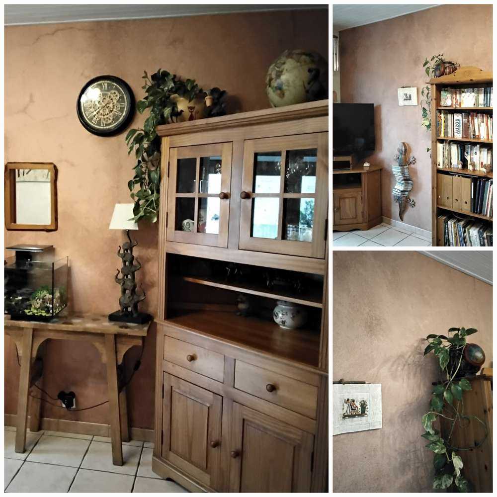 Beton met terracotta kleur