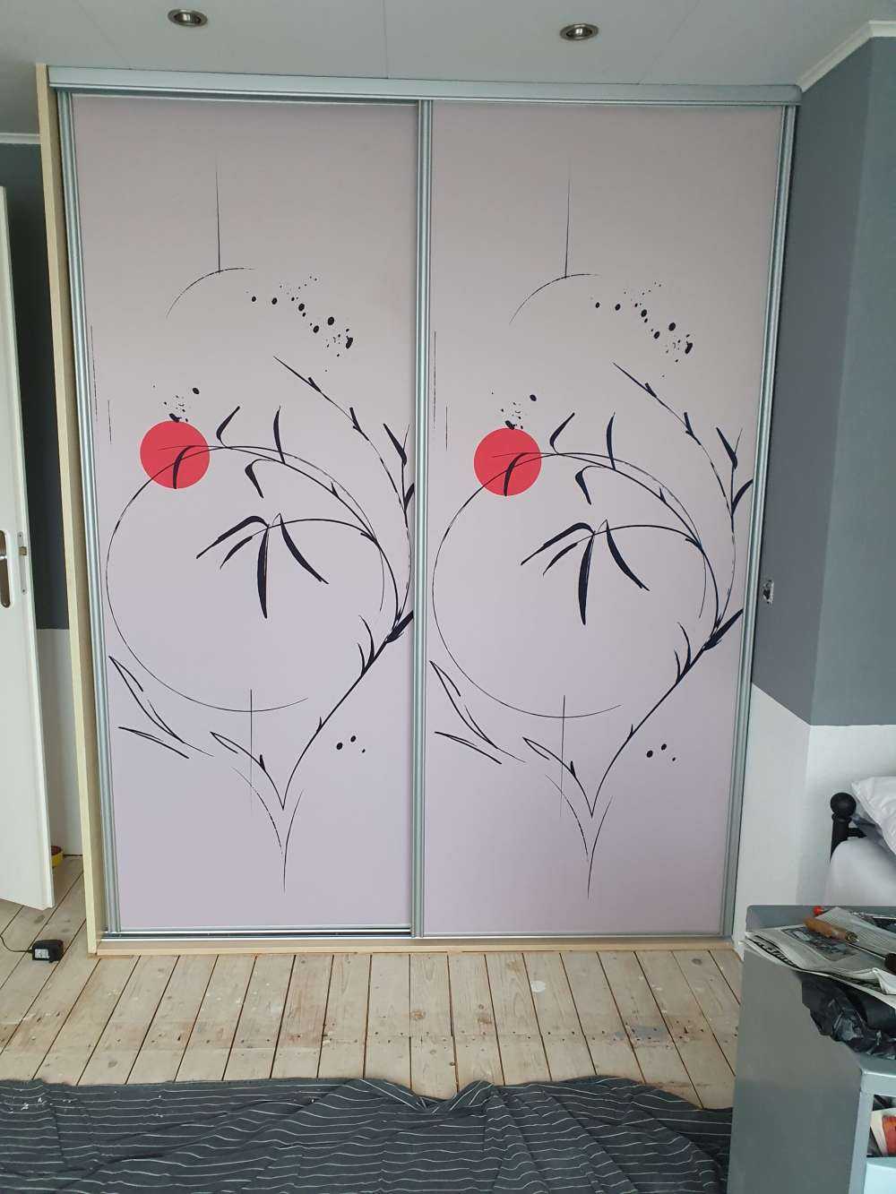 Abstracte illustratie in Oosterse stijl