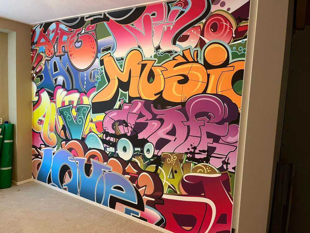 Getekende graffiti