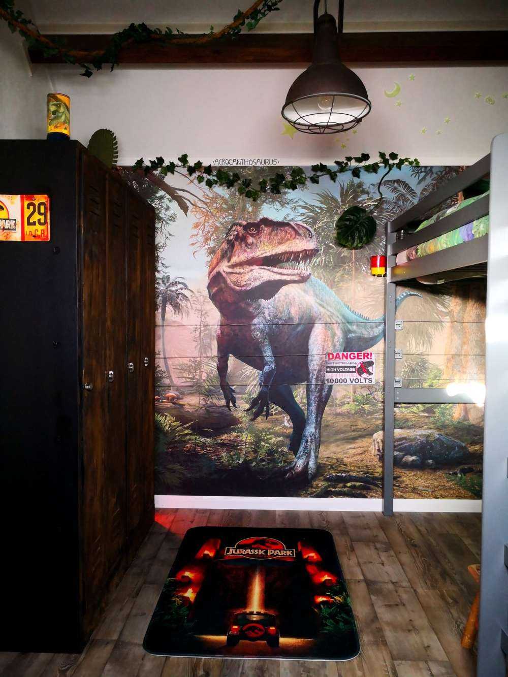 Acrocanthosaurus in het bos