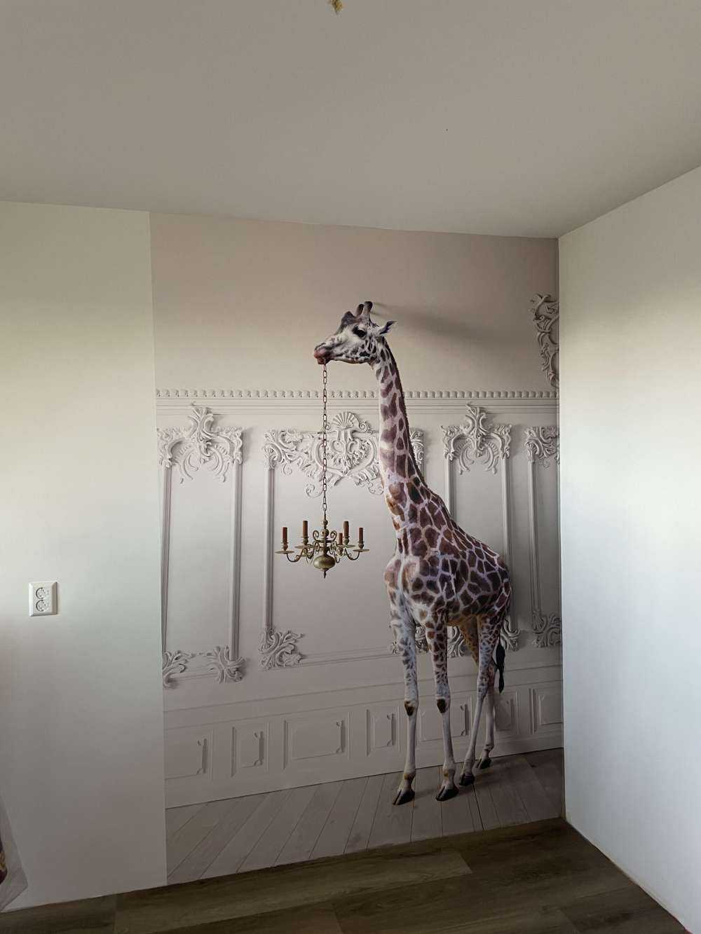 Giraffe met kandelaar
