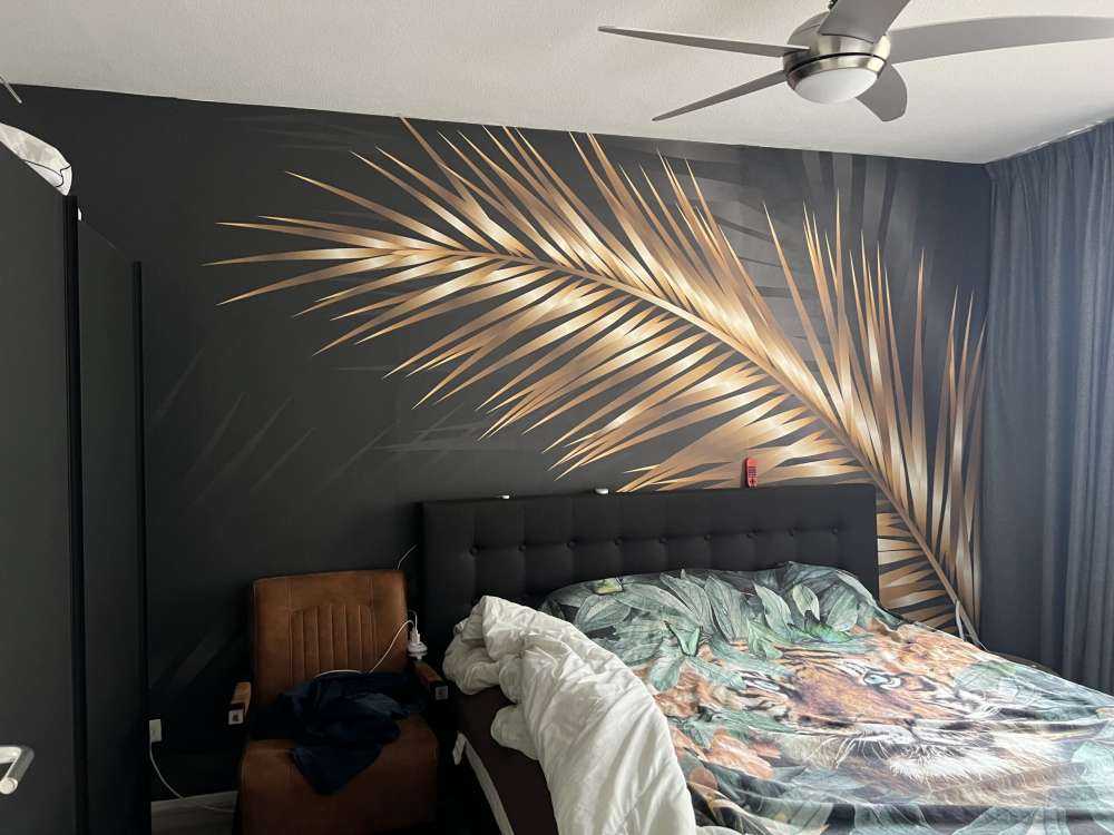 Sierlijke palmbladeren