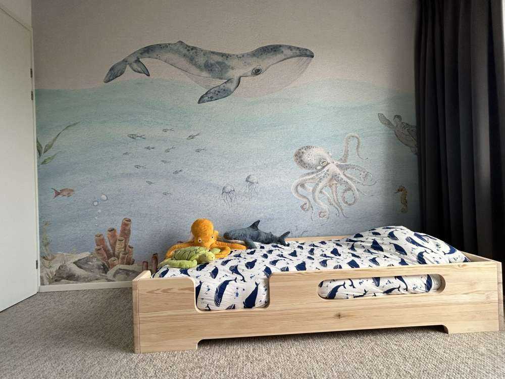 Onderwaterwereld met een walvis