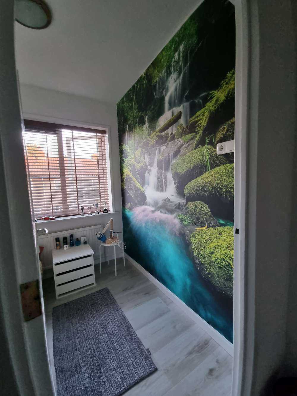 Waterval in een jungle