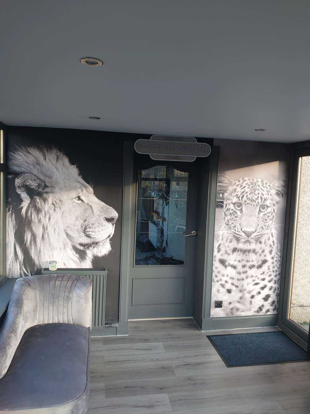 Geconcentreerde luipaard