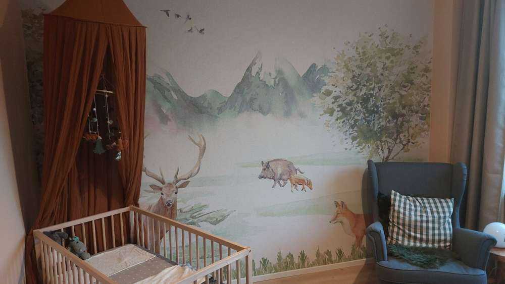 Kleurrijke bosdieren