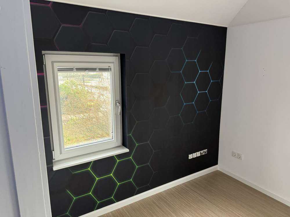 Lichtgevende hexagons