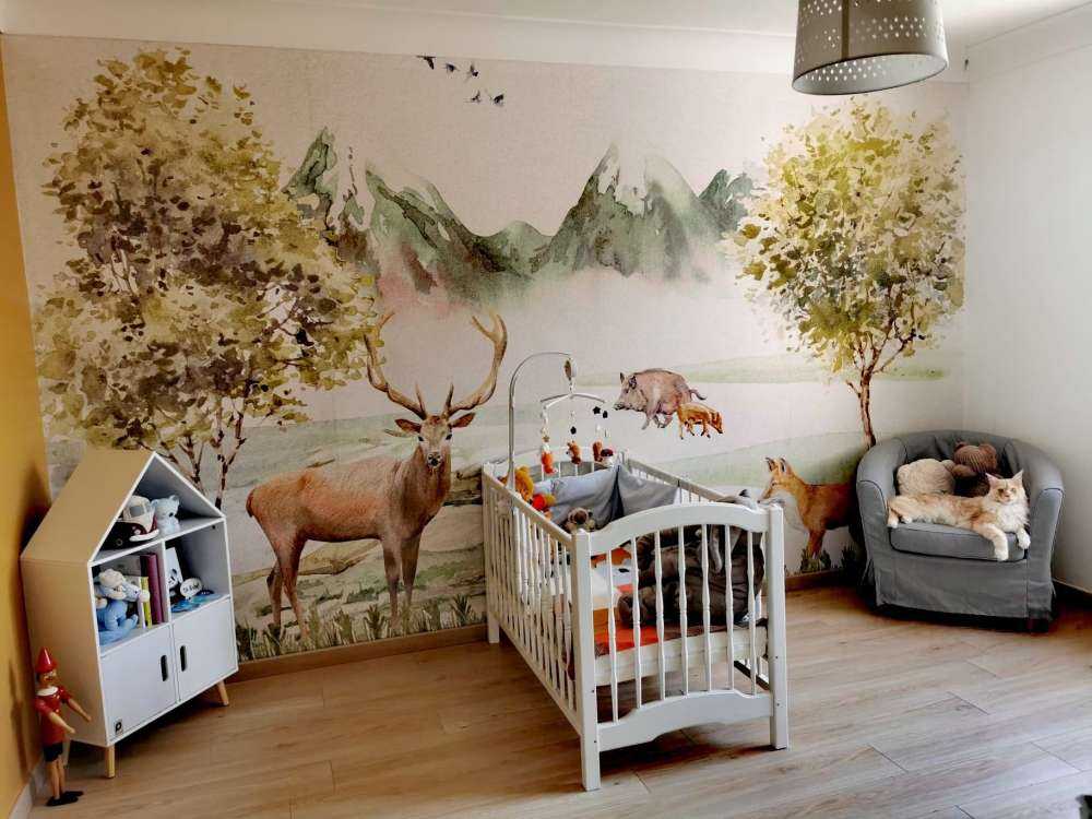 Kleurrijke bosdieren