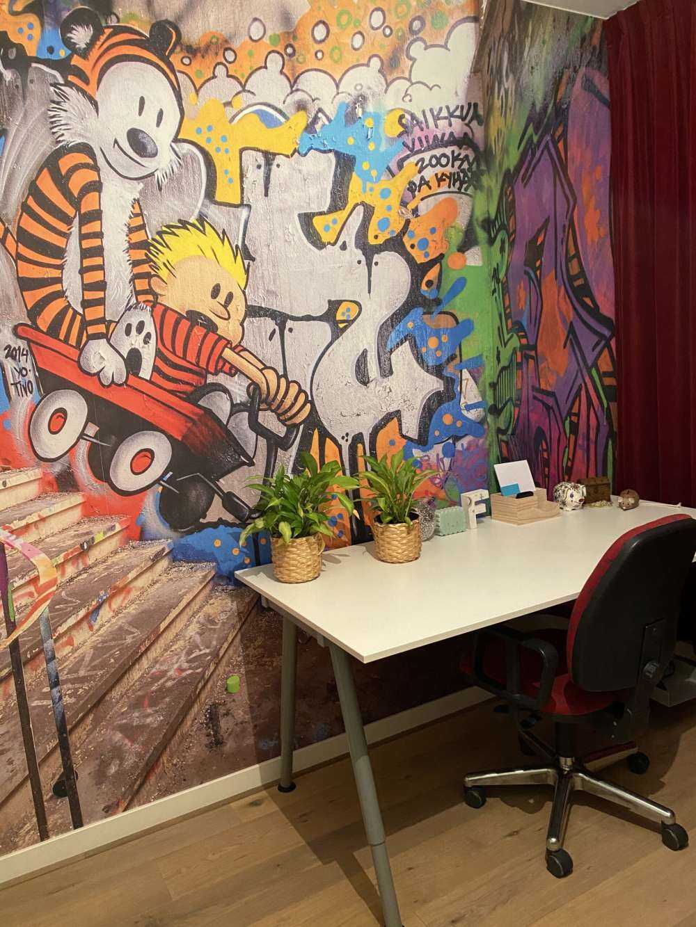 Graffiti met trap