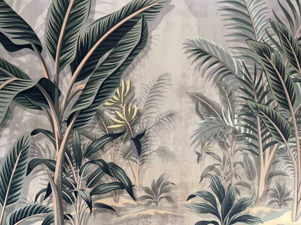 Vintage palmbomen