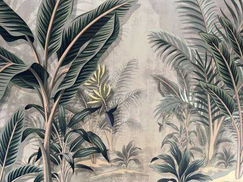 Vintage palmbomen