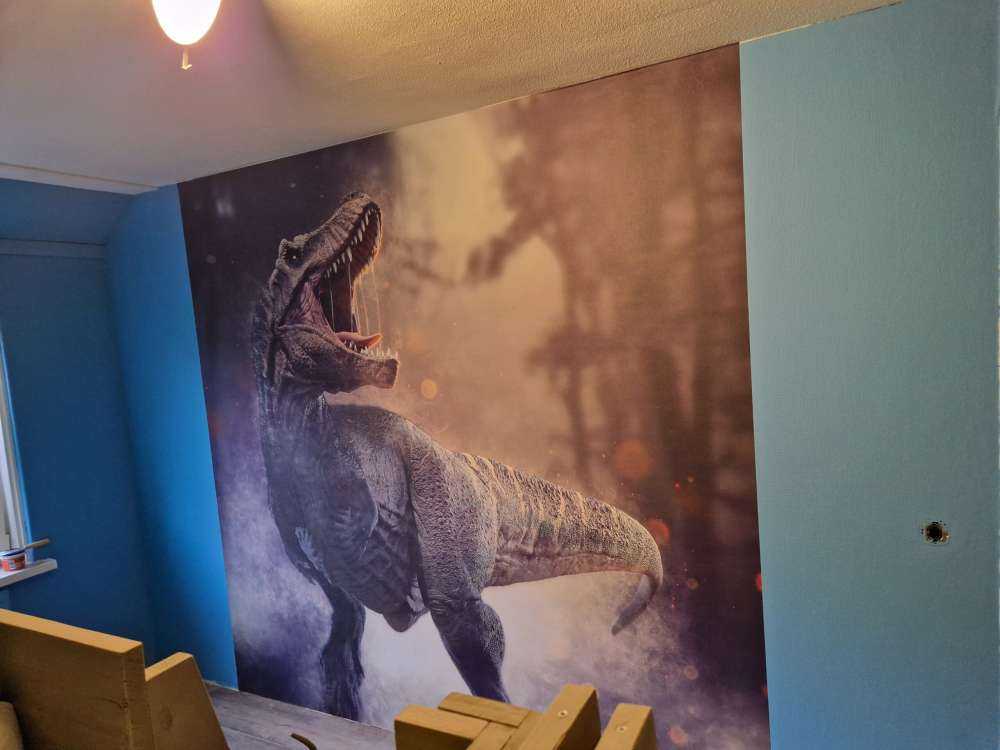 Tyrannosaurus Rex tijdens de nacht