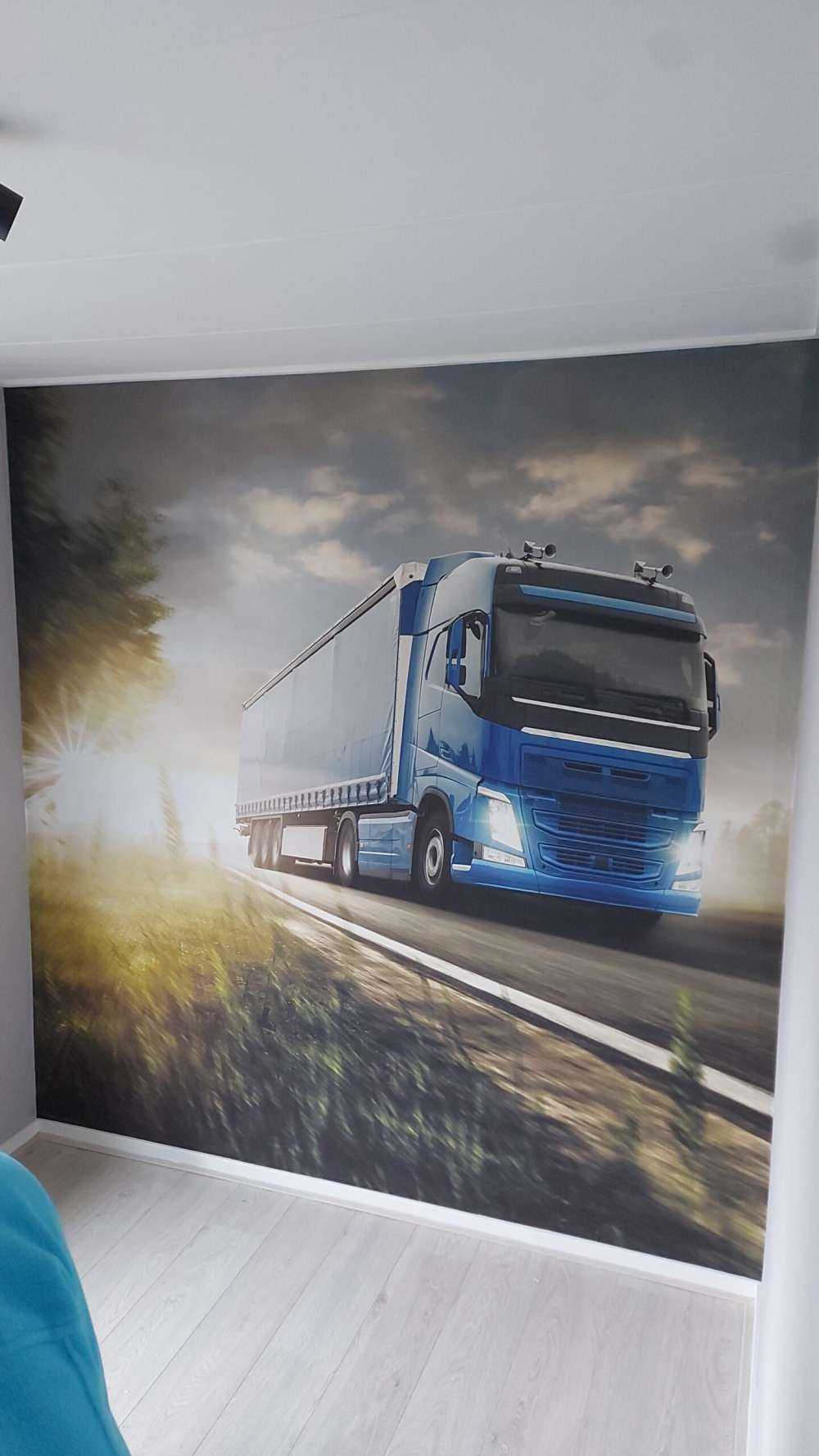 Fotobehang vrachtwagen