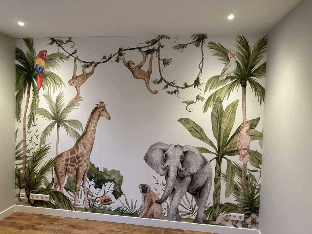 Afrikaanse dieren in jungle