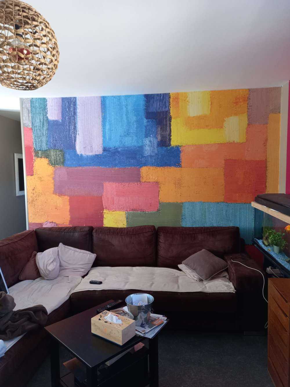 Kleurrijke vlakverdeling